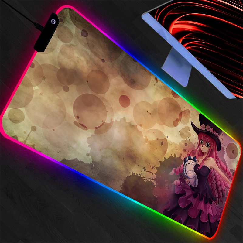 Rgb Mousepad - لوحة ماوس كبيرة بإضاءة RGB للألعاب،
