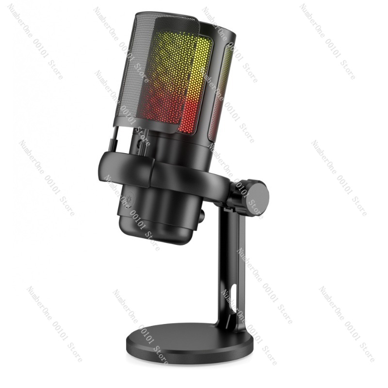 Pc Gaming Rgb - ميكروفون مكثف USB لسطح المكتب مع