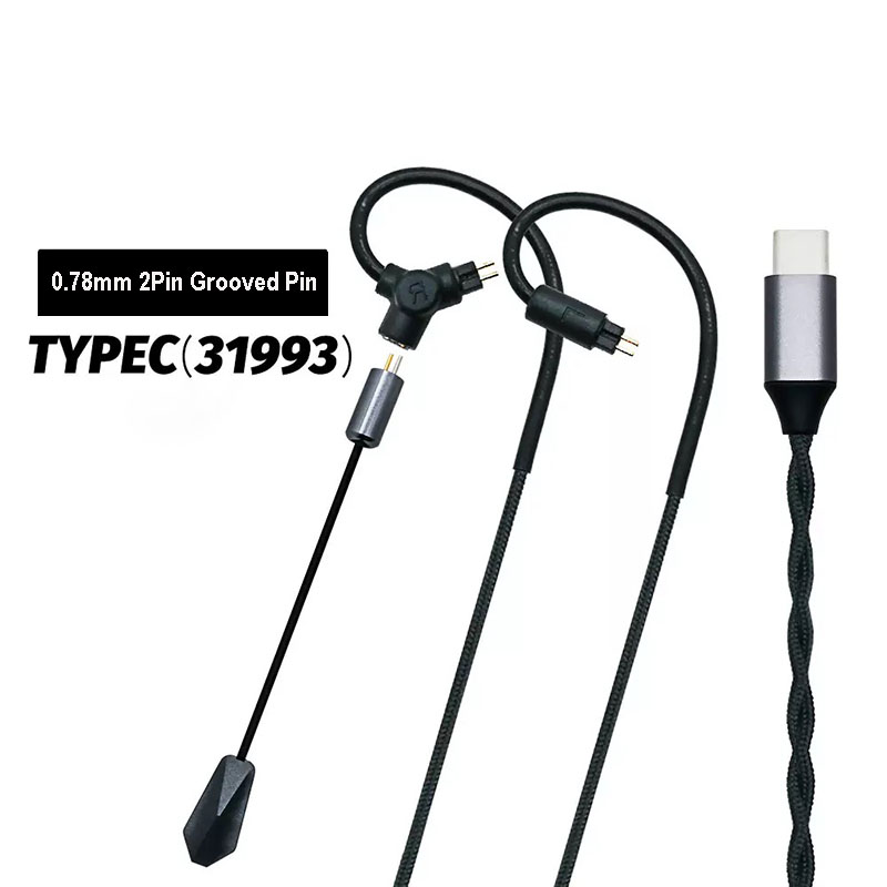 Gaming Microphone - كابل سماعة ألعاب 0.78 QDC MMCX