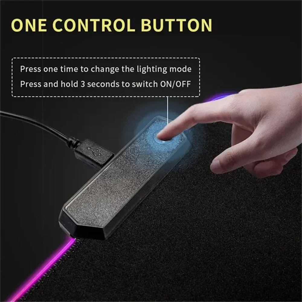 مصباح ليد حصيرة مكتبية XXL الك - مراجعة Rgb Mousepad وسعره