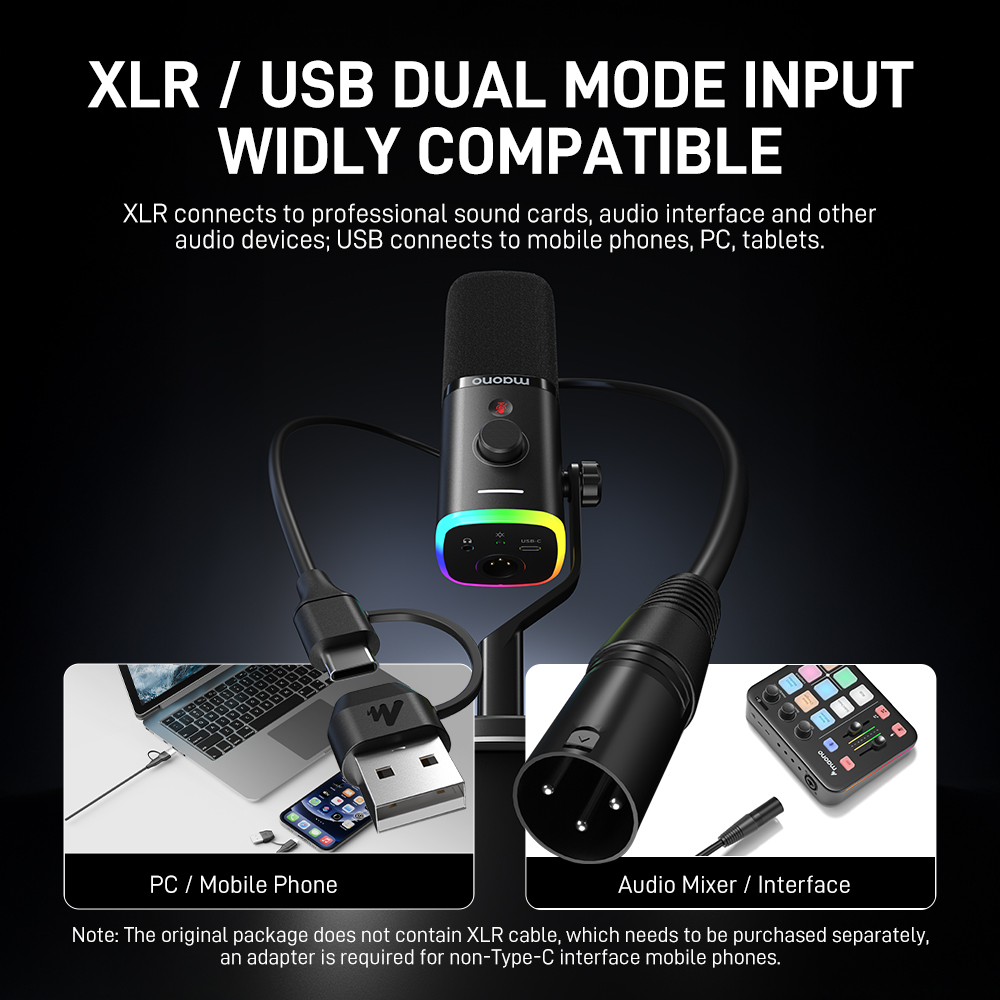 مايكروفون ألعاب Maono PD100X م - مراجعة Gaming Microphone وسعره