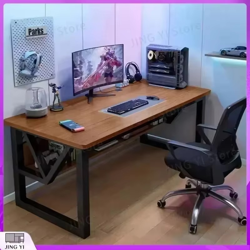 مكتب كمبيوتر مزدوج بتصميم نورد - مراجعة Pc Gaming Cafe وسعره