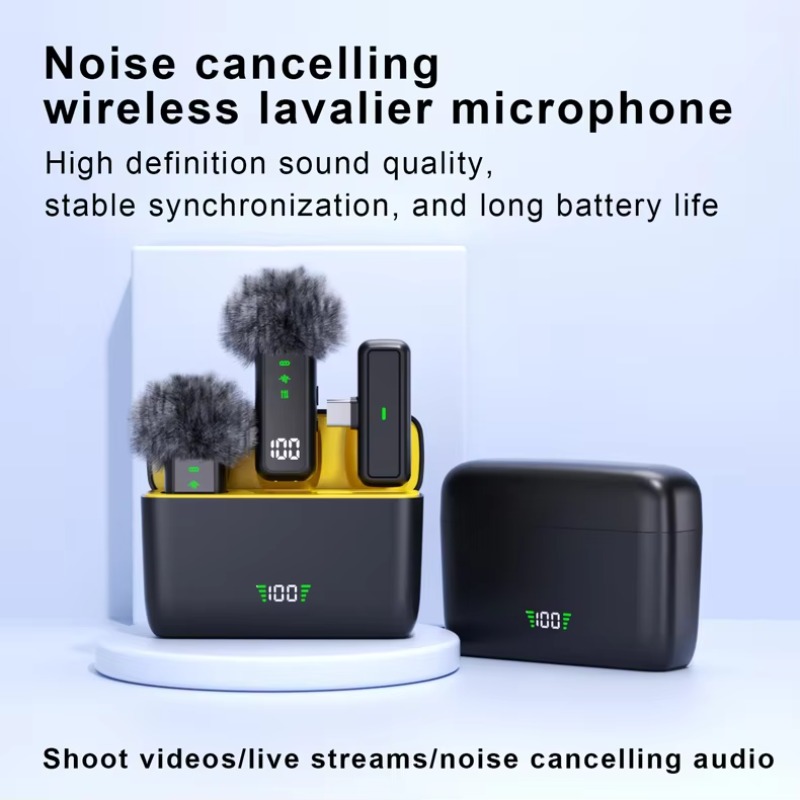 ميكروفون لافالير لاسلكي لتسجيل - مراجعة Gaming Microphone وسعره