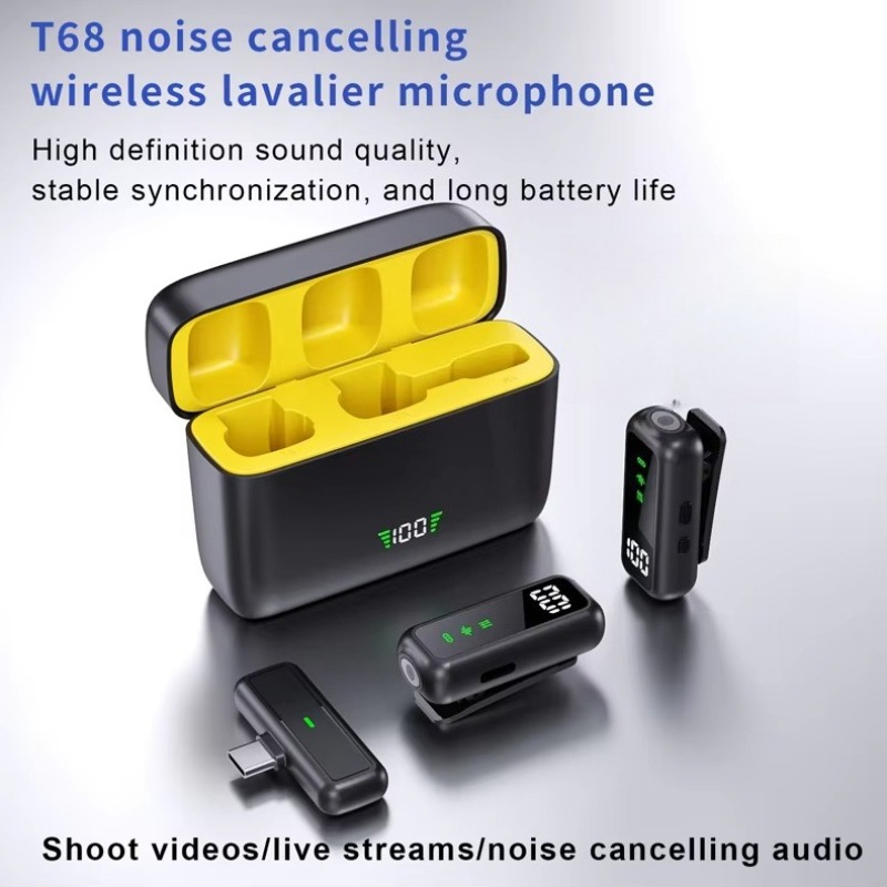 ميكروفون لافالير لاسلكي لتسجيل - مراجعة Gaming Microphone وسعره