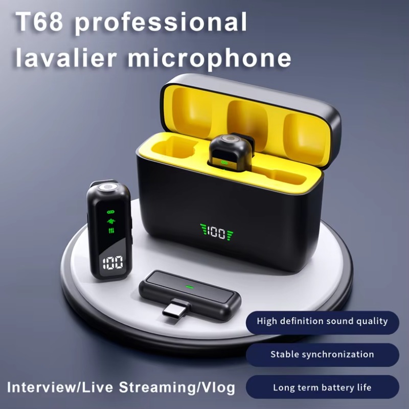 ميكروفون لافالير لاسلكي لتسجيل - مراجعة Gaming Microphone وسعره