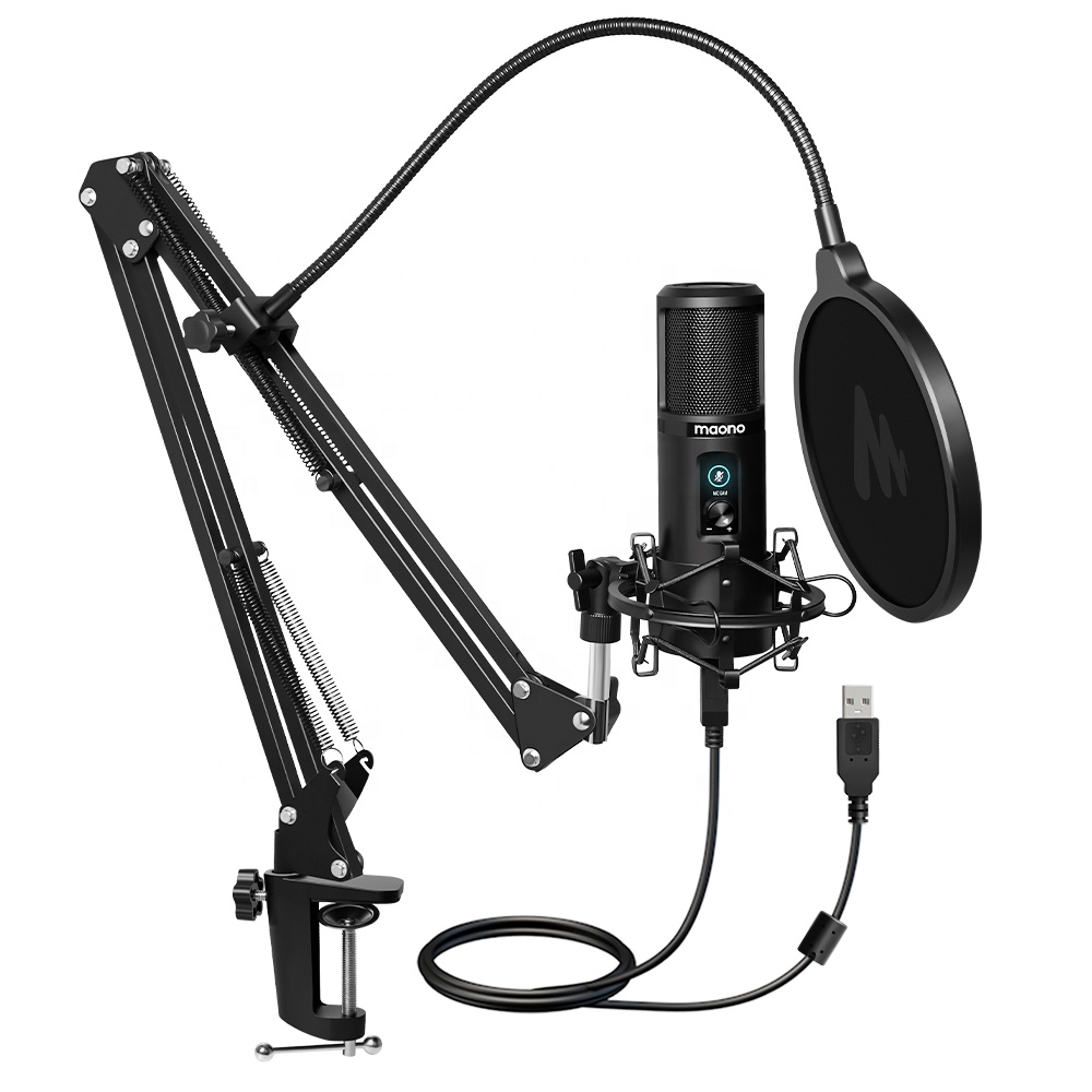 مايكروفون احترافي من ماونو مع  - مراجعة Gaming Microphone وسعره