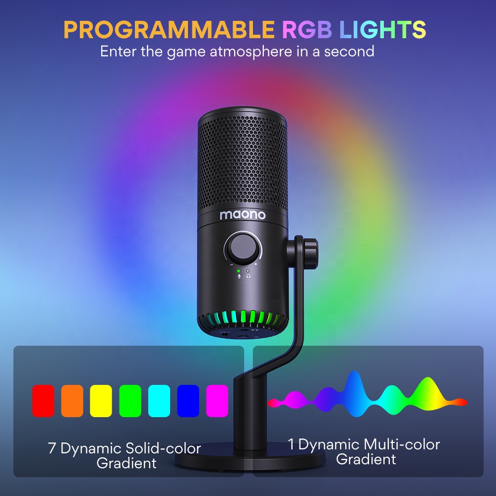 مايكروفون ألعاب MAONO قابل للب - مراجعة Gaming Microphone وسعره
