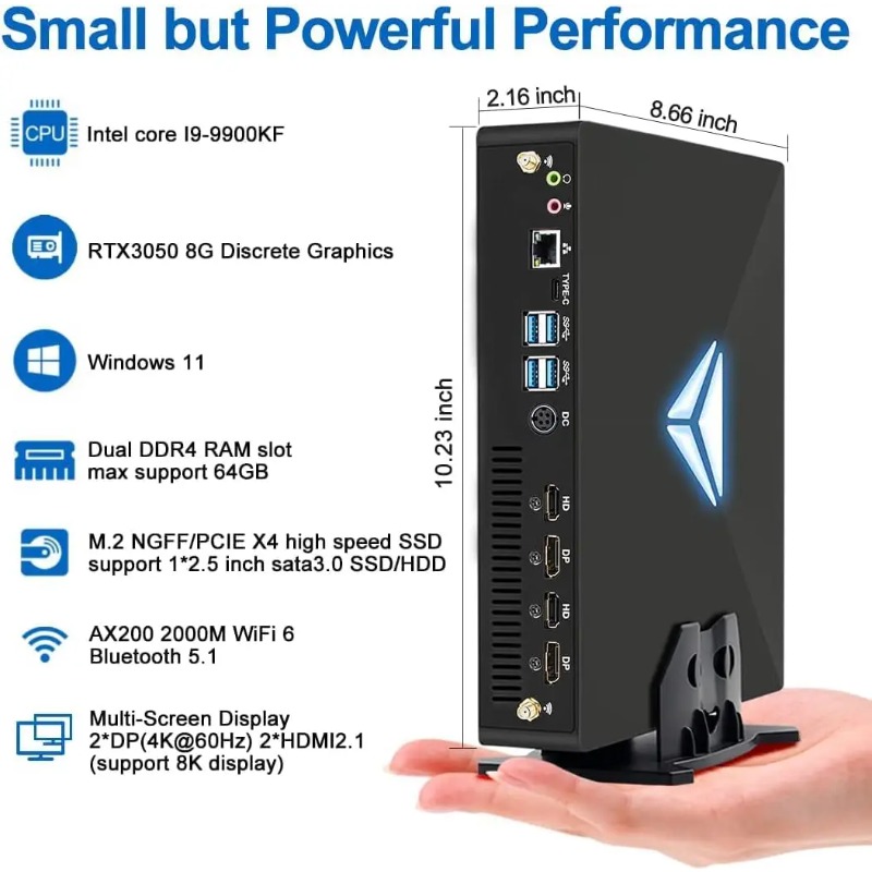 【وصل حديثًا】كمبيوتر مكتبي صغير - مراجعة Pc Gaming I7 وسعره
