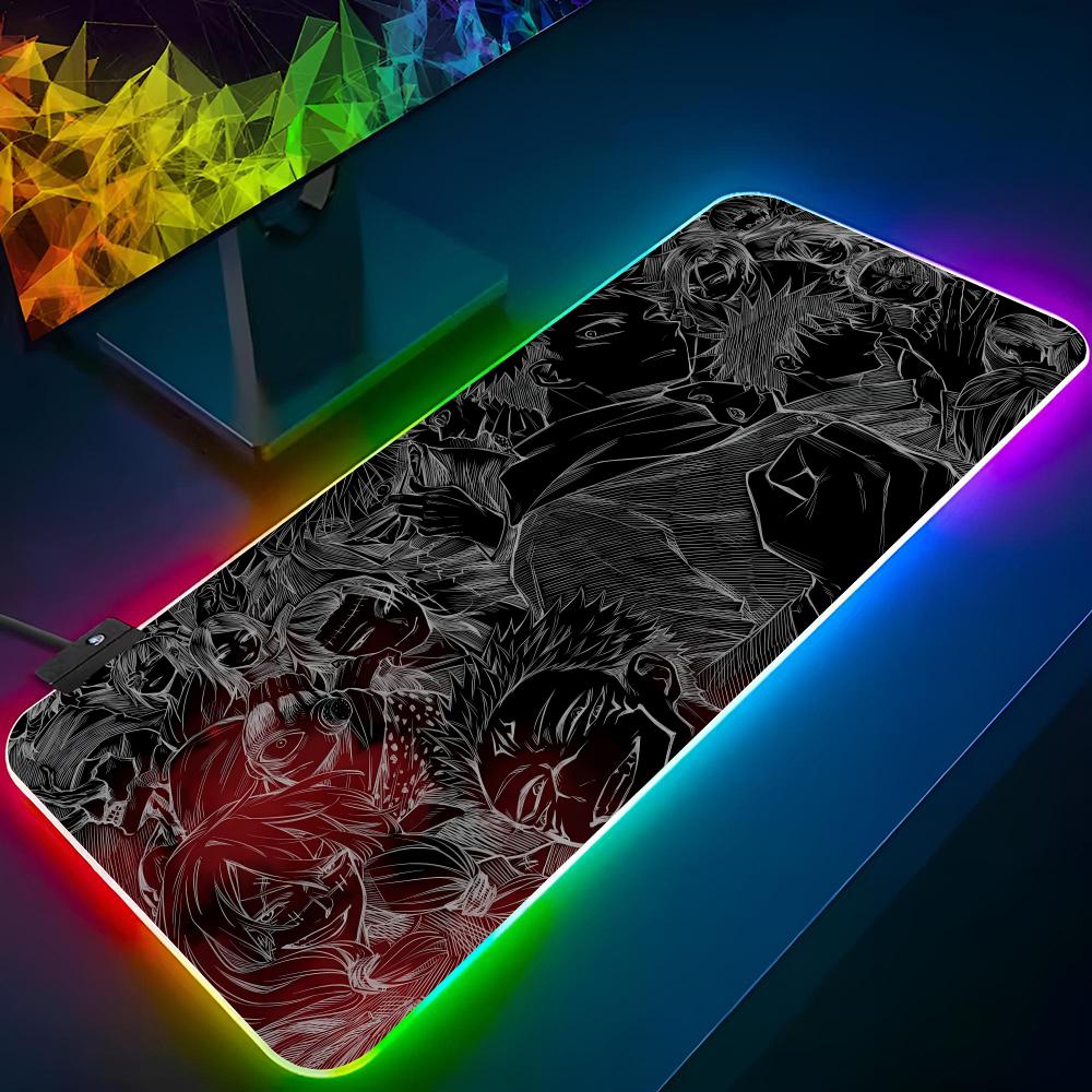لوحة ماوس أنيمي J-jujutsu K-ka - مراجعة Rgb Mousepad وسعره
