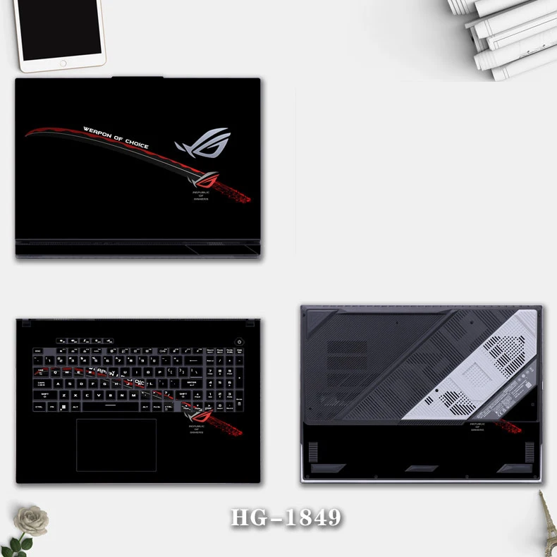 ملصقات عصرية مطلية للكمبيوتر ا - مراجعة Pc Gaming Asus Rog وسعره