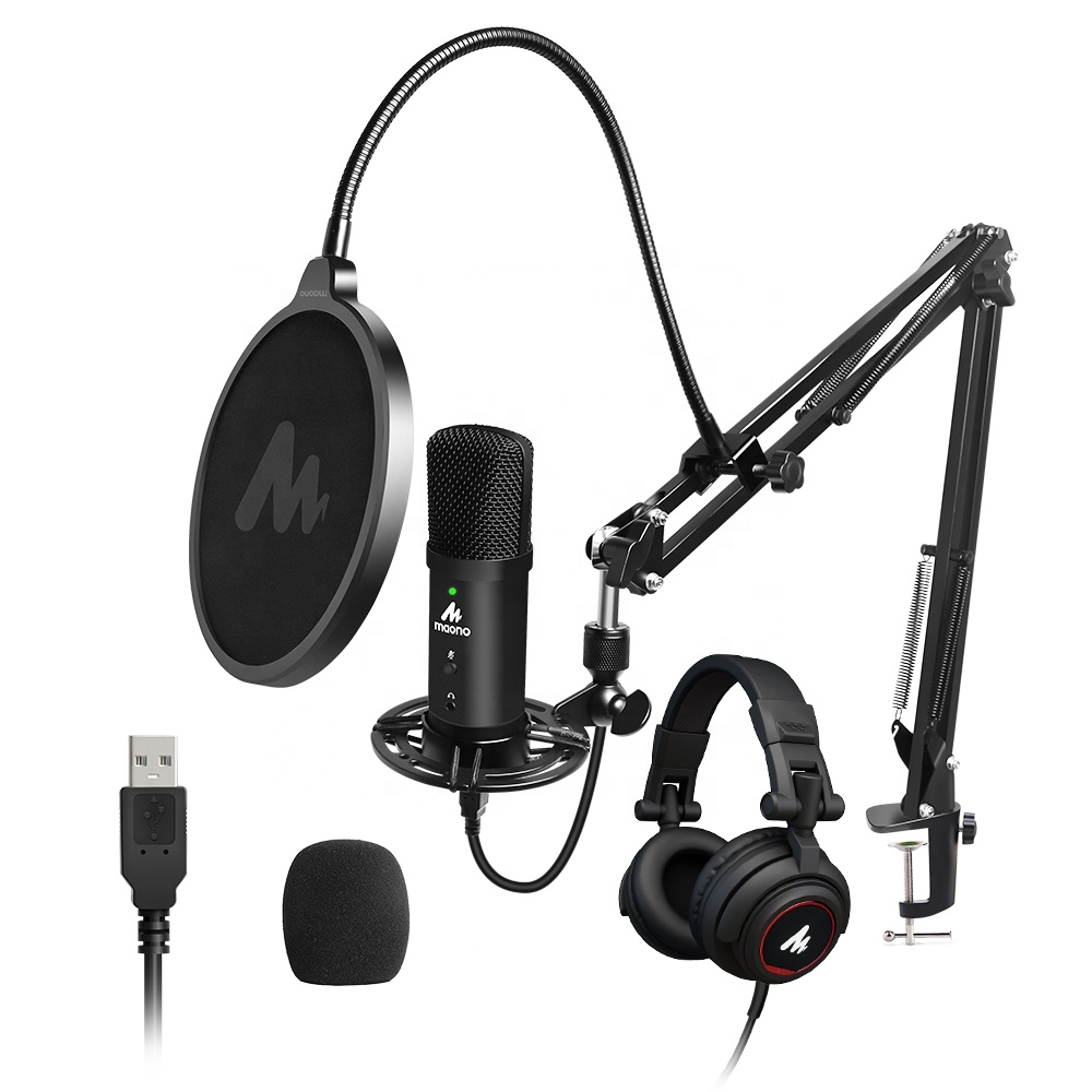ميكروفون استوديو USB من MAONO  - مراجعة Gaming Microphone وسعره