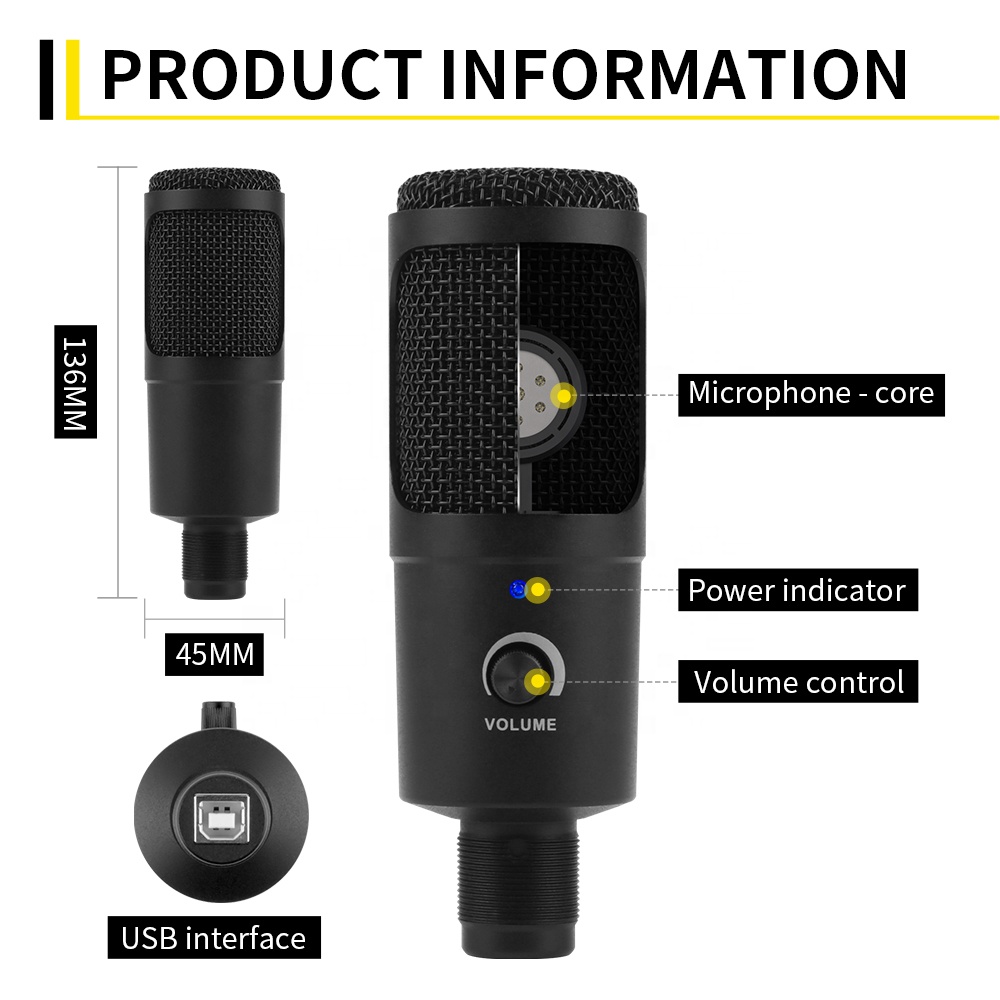 XTUGA K30 المهنية السلكية استو - مراجعة Gaming Microphone وسعره