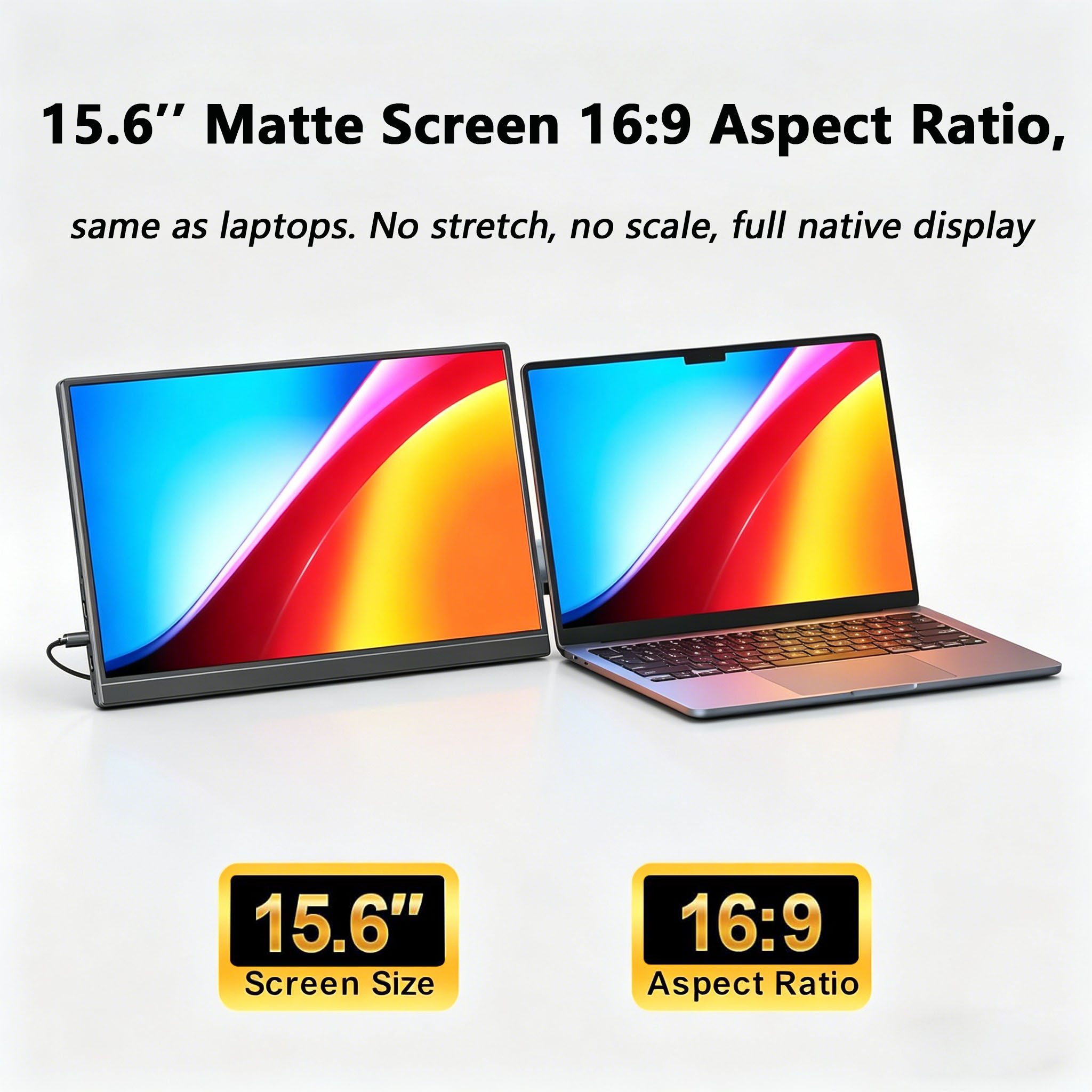 شاشة محمولة مقاس 15.6 بوصة بدق - مراجعة Pc Gaming Second وسعره