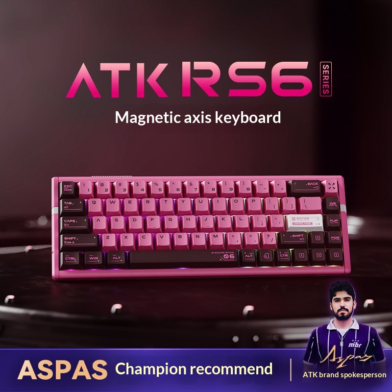 لوحة مفاتيح ميكانيكية ATK RS6  - مراجعة Pc Gaming Cs2 وسعره