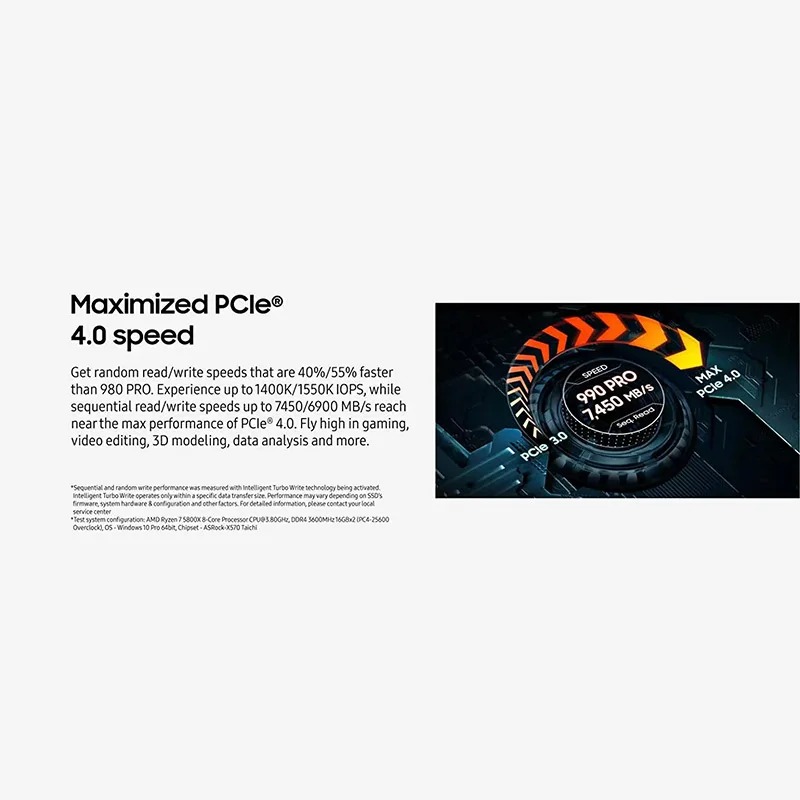 قرص SSD داخلي أصلي PCIe 4.0 M2 - مراجعة Pc Gaming Second وسعره