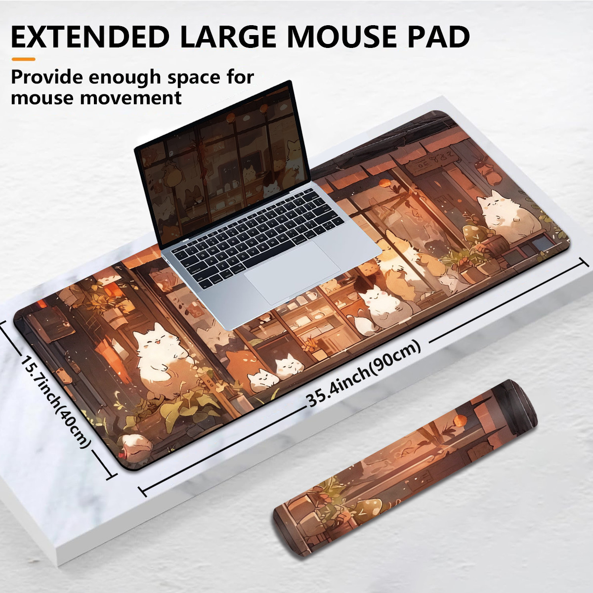 لوحة ماوس ألعاب ممتدة بتصميم ق - مراجعة Pc Gaming Cafe وسعره