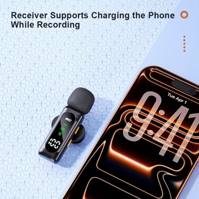 ميكروفون لافالير لاسلكي صغير ل - مراجعة Gaming Microphone وسعره