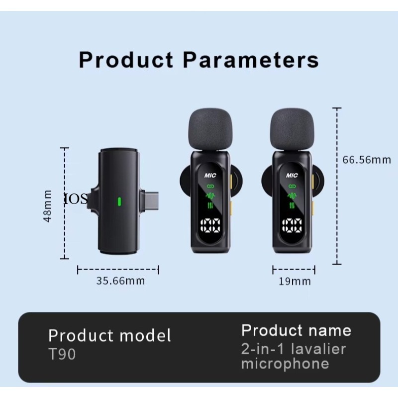ميكروفون لافالير لاسلكي صغير ل - مراجعة Gaming Microphone وسعره