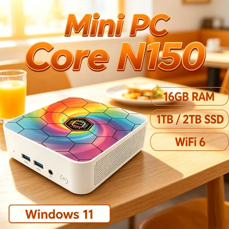 جهاز كمبيوتر صغير إنتل N150 وي - مراجعة Pc Gaming Cafe وسعره