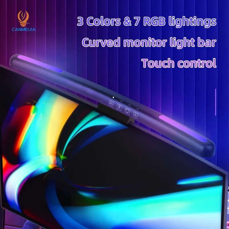 شريط ضوء LED منحني ، مصباح شاش - مراجعة Pc Gaming Lounge وسعره