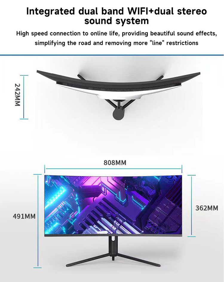 كمبيوتر مكتبي بشاشة منحنية 34  - مراجعة Pc Gaming I7 وسعره