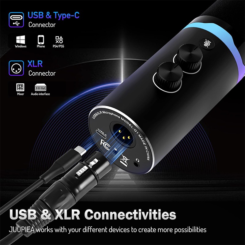 ميكروفون ألعاب USB مع حامل ذرا - مراجعة Gaming Microphone وسعره