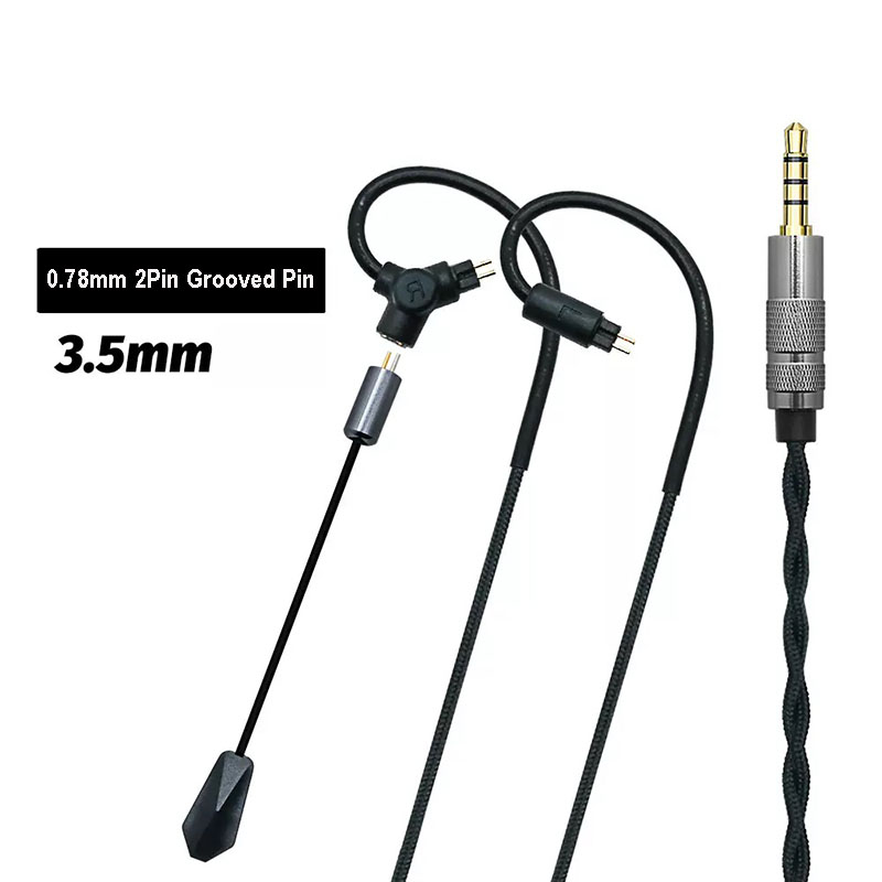 كابل سماعة ألعاب 0.78 QDC MMCX - مراجعة Gaming Microphone وسعره